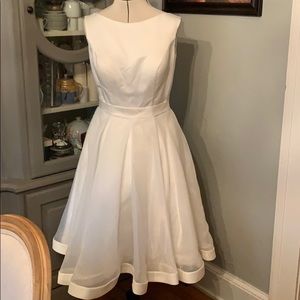 Milanoo tea length wedding dress